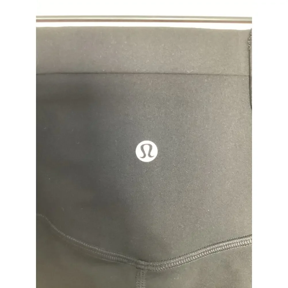 Lululemon‎ Womens Mapped Out High Rise Tight Camo Athletic Yoga Black Size 2